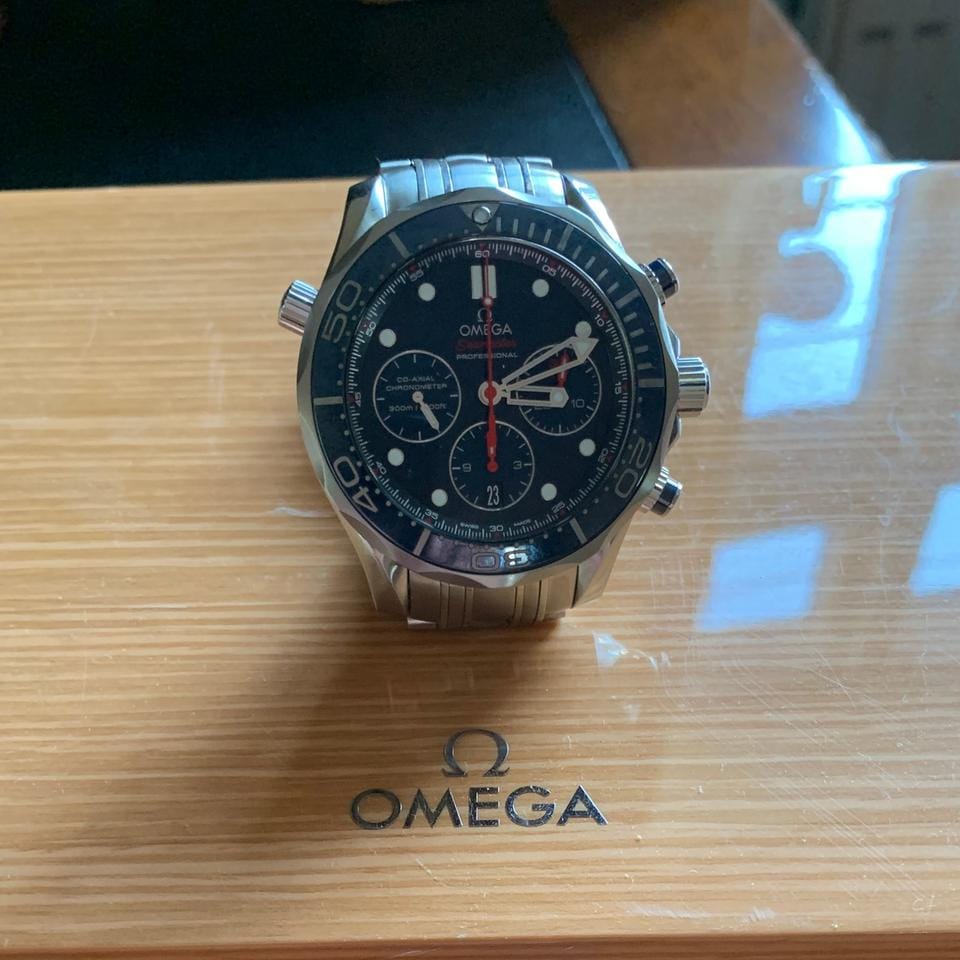 Omega Seamaster Diver 300 MChronograph Self winding chronograph.Calbre 3330