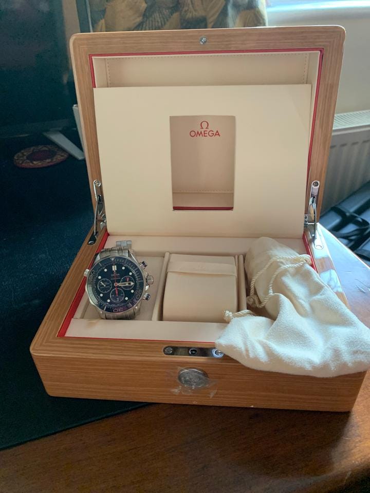 Omega Seamaster Diver 300 MChronograph Self winding chronograph.Calbre 3330