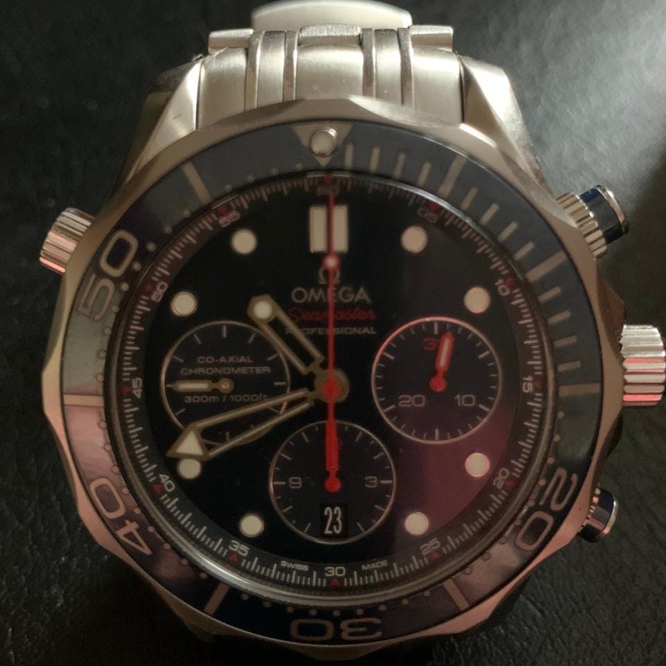 Omega Seamaster Diver 300 MChronograph Self winding chronograph.Calbre 3330
