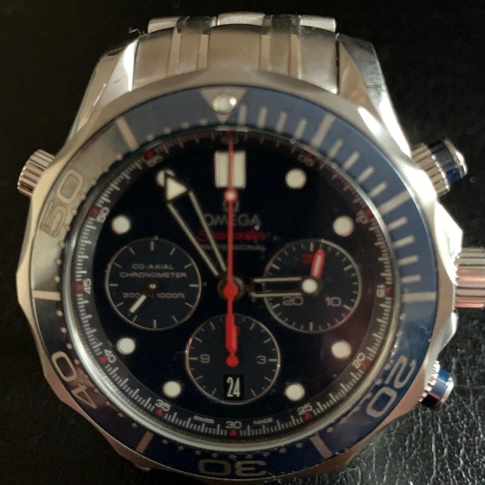 Omega Seamaster Diver 300 MChronograph Self winding chronograph.Calbre 3330