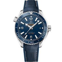 Omega Seamaster Planet Ocean215.33.40.20.03.001 Mechanical Seamaster Planet Ocean 600 M steel on leather strap with