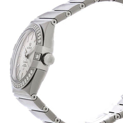 Omega Constellation Ladies Women's Diamond Auto Watch 123.15.35.20.02.001