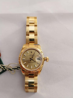 Rolex | Datejust | 179178 | Yellow gold | 26 mm | Yellow gold | Champagne | Automatic