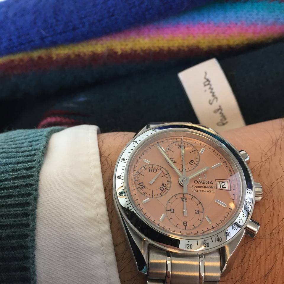 Omega Speedmaster Japanese domestic market salmon dial