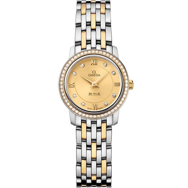Omega De Ville Prestige STEEL ‑ YELLOW GOLD ON STEEL ladies watch 424.25.24.60.58.001