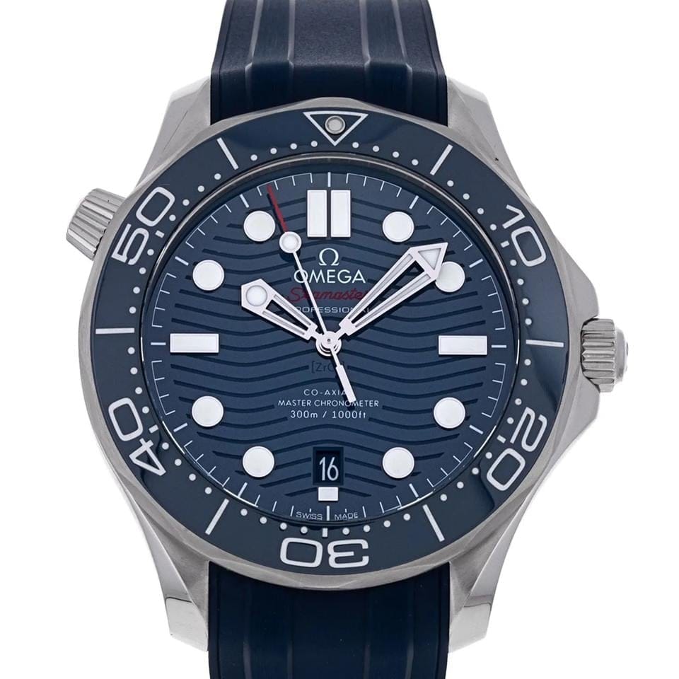 Omega Seamaster Diver 300 MBlue wave Blue dial 42mm 210.32.42.20.03.001