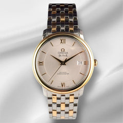 Omega De Ville Prestige36mm De Ville Date YG Steel Automatic Steel Mens Watch 424.20.37.20.02.001