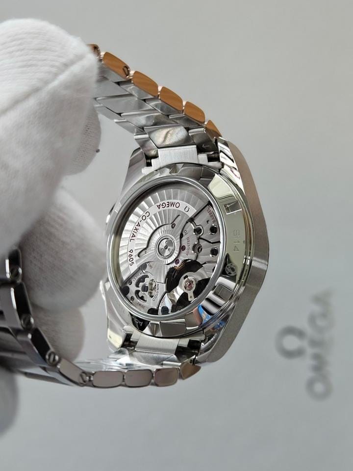 Omega Seamaster Aqua Terra Chronograph Gmt Full Set mit Holzbox und ausgefüllten Papieren