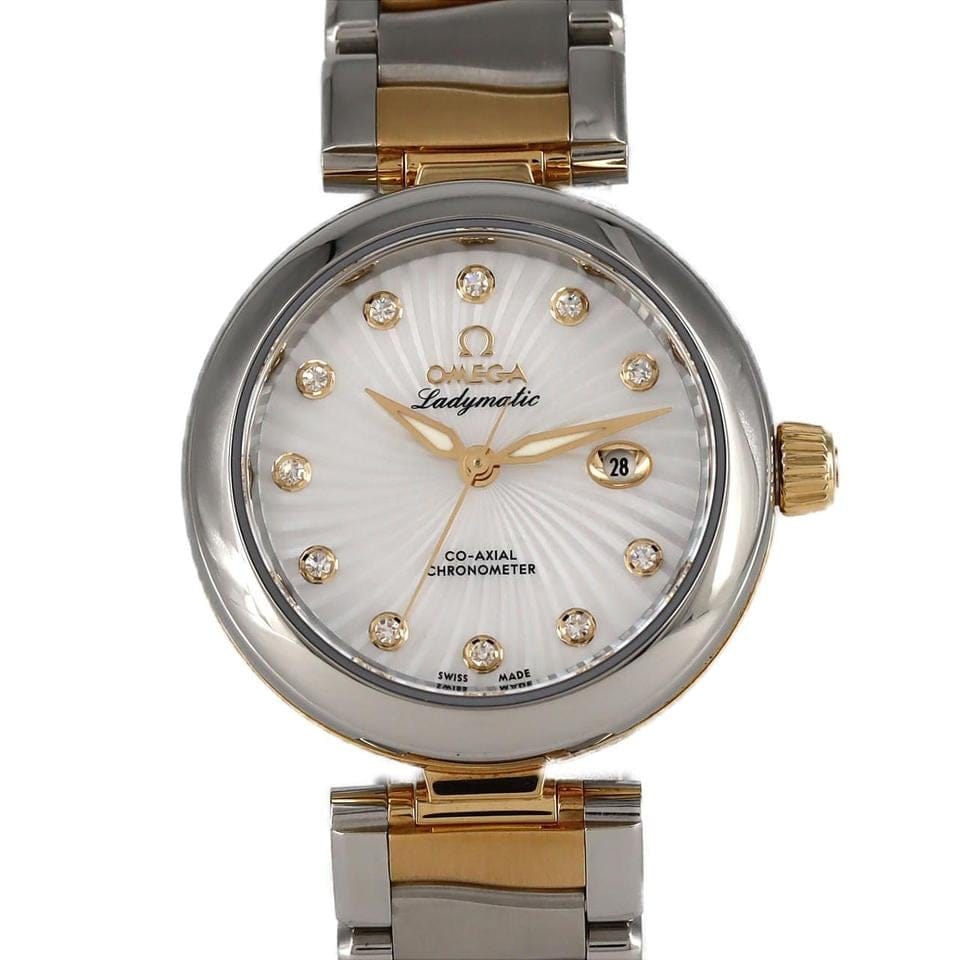 Omega De Ville Ladymatic[] Omega Ladymatic YG Combination 11 P 425.20.34.20.55.002 SSx YG Mechanical Aut...