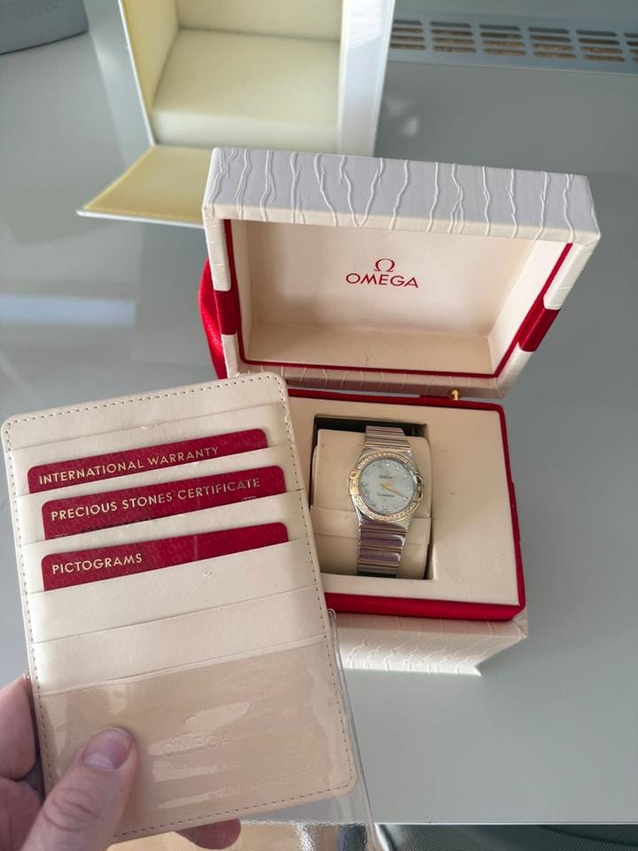 Omega Constellation Quartz92440870 – brilianty Full set