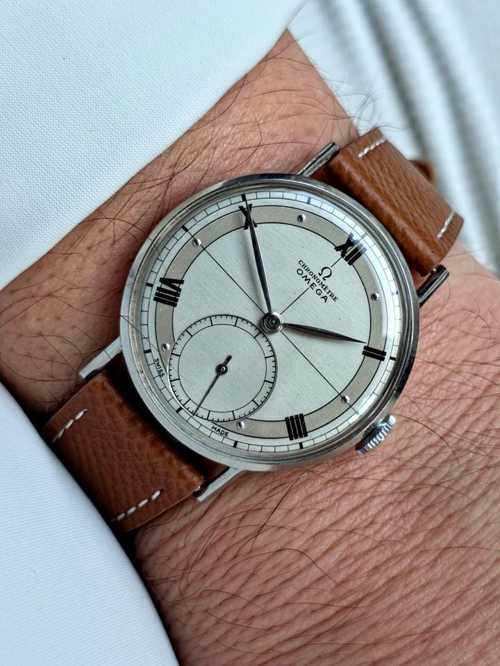 Omega Museum CK2366 Military Kal 30 T2 RG Chronomètre 1946 Dial RARE Sector Dial