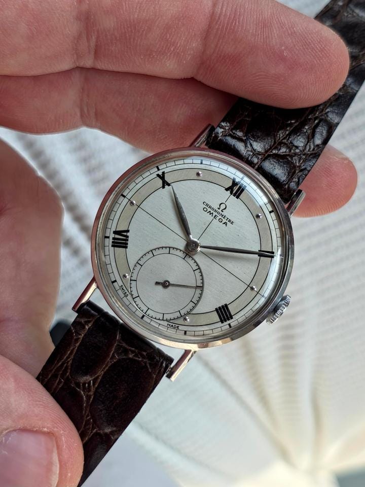 Omega Museum CK2366 Military Kal 30 T2 RG Chronomètre 1946 Dial RARE Sector Dial