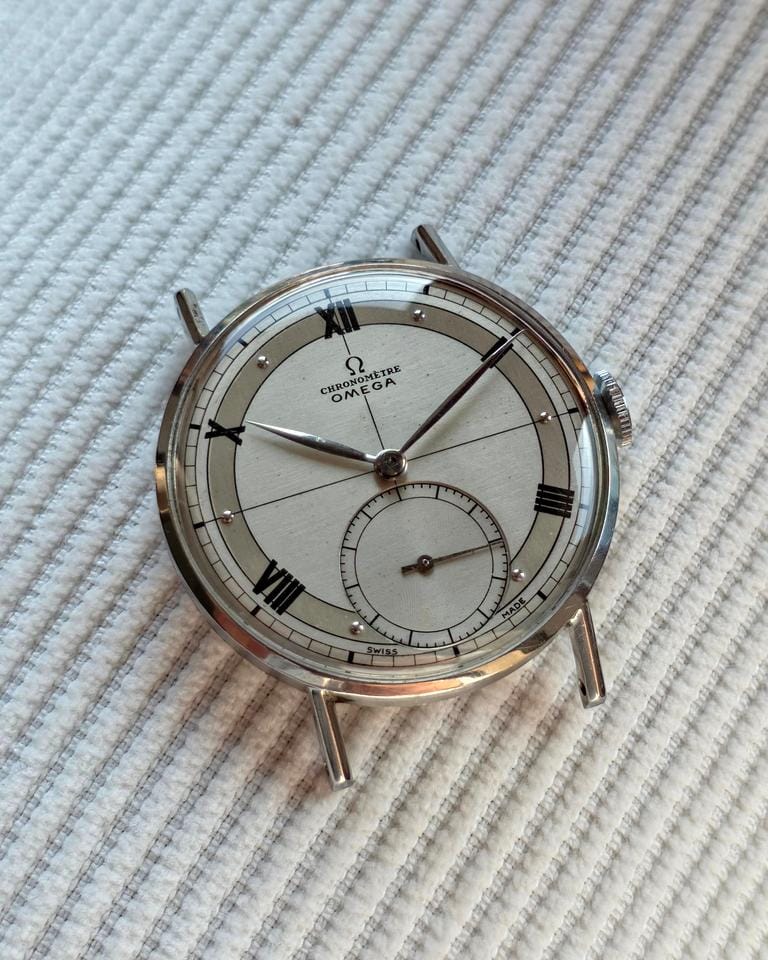 Omega Museum CK2366 Military Kal 30 T2 RG Chronomètre 1946 Dial RARE Sector Dial