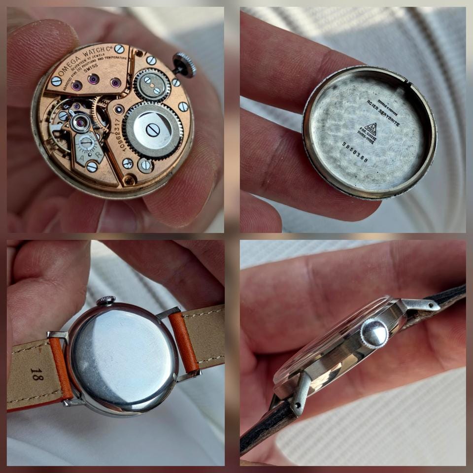 Omega Museum CK2366 Military Kal 30 T2 RG Chronomètre 1946 Dial RARE Sector Dial