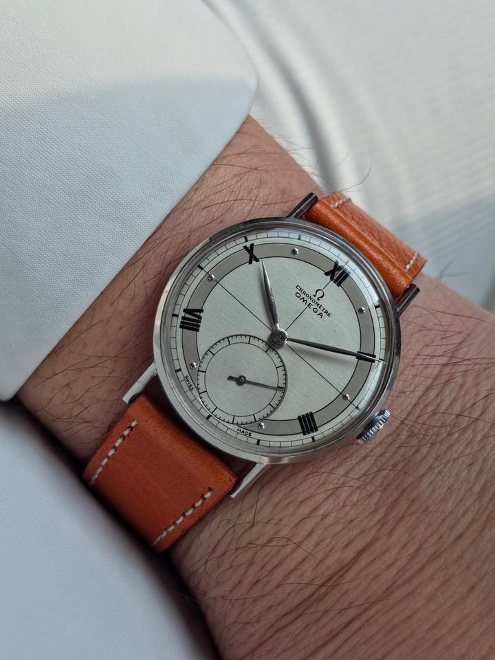 Omega Museum CK2366 Military Kal 30 T2 RG Chronomètre 1946 Dial RARE Sector Dial