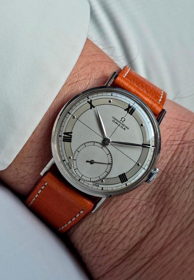 Omega Museum CK2366 Military Kal 30 T2 RG Chronomètre 1946 Dial RARE Sector Dial