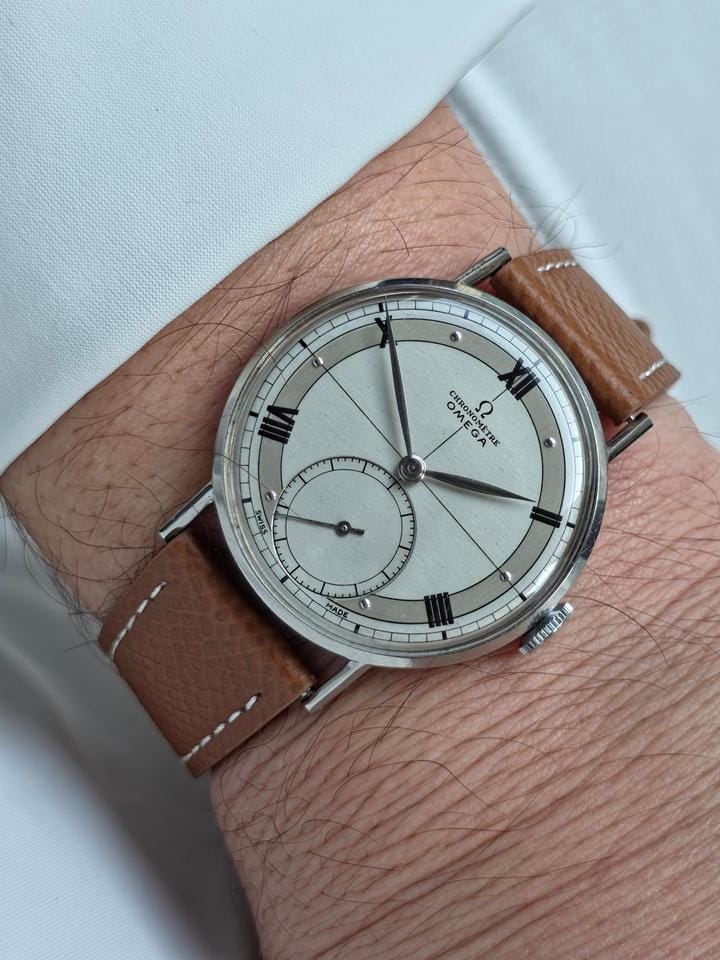 Omega Museum CK2366 Military Kal 30 T2 RG Chronomètre 1946 Dial RARE Sector Dial