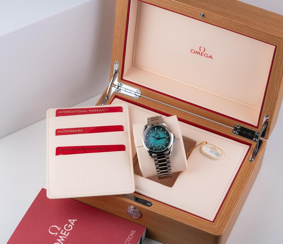 Omega Seamaster Aqua Terra NEW 2026 Seamaster Aqua Terra Turquoise Dial 38mm 220.10.38.20.03.005