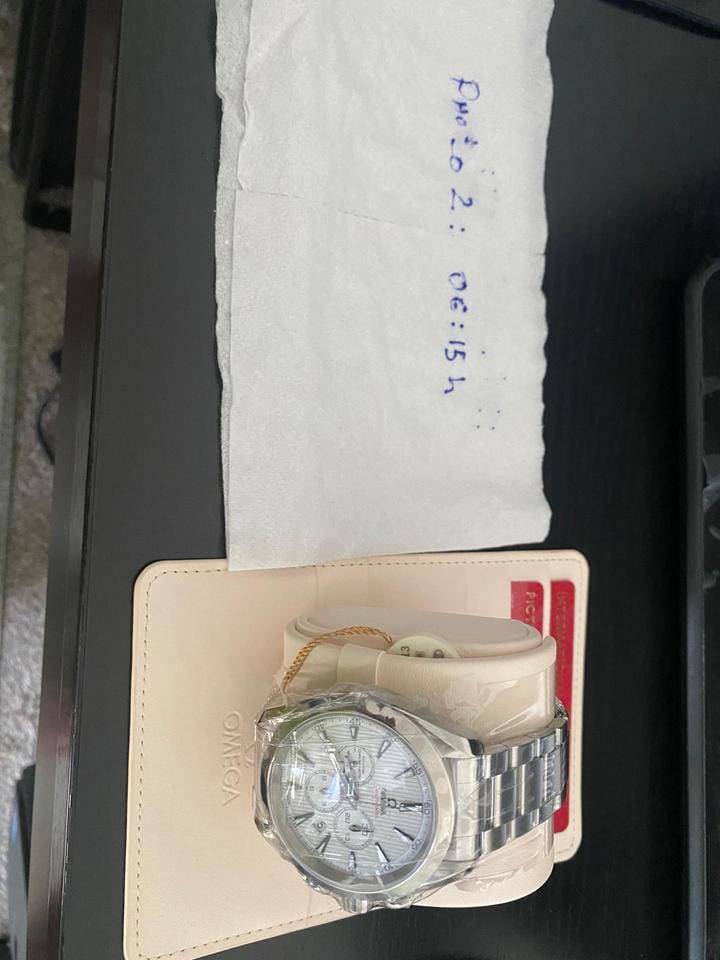 Omega Seamaster Aqua Terra Unworn – Full Set 2022 – White Dial