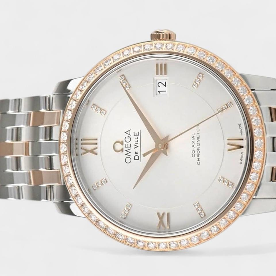 Omega De Ville Prestige Steel&Red gold / 36.8 mm / Box&Papers 424.25.37.20.52.001