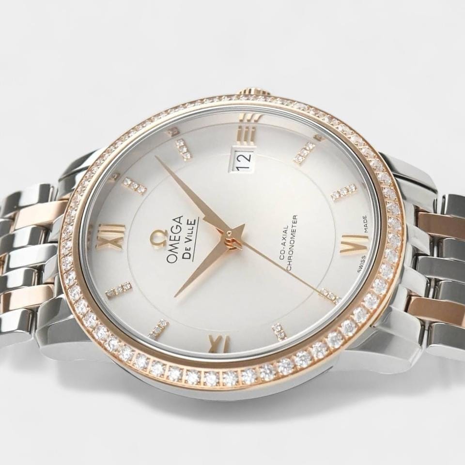 Omega De Ville Prestige Steel&Red gold / 36.8 mm / Box&Papers 424.25.37.20.52.001