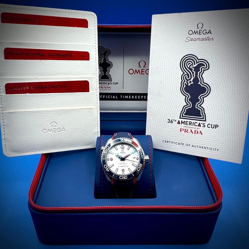 Omega Seamaster Planet Ocean600m America's Cup Limited 2020 Full Set