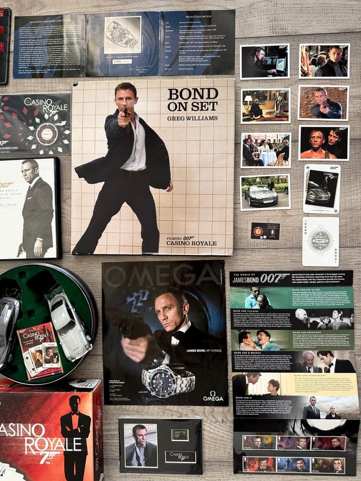Omega Seamaster007 Casino Royale extra full set with 2 years warranty