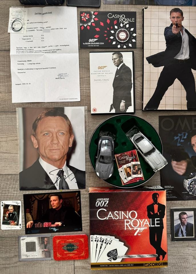 Omega Seamaster007 Casino Royale extra full set with 2 years warranty
