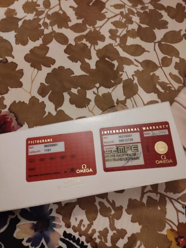 Omega Speedmaster Day Date36235001