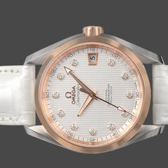 Omega Seamaster Aqua Terra Diamonds / Steel&Red gold / 38.5 mm / 231.23.39.21.52.001