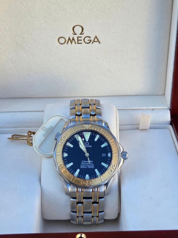 Omega Seamaster2455.50 Omega Seamaster 2455.50 Bicolor 18k Full Set Extremely rare!