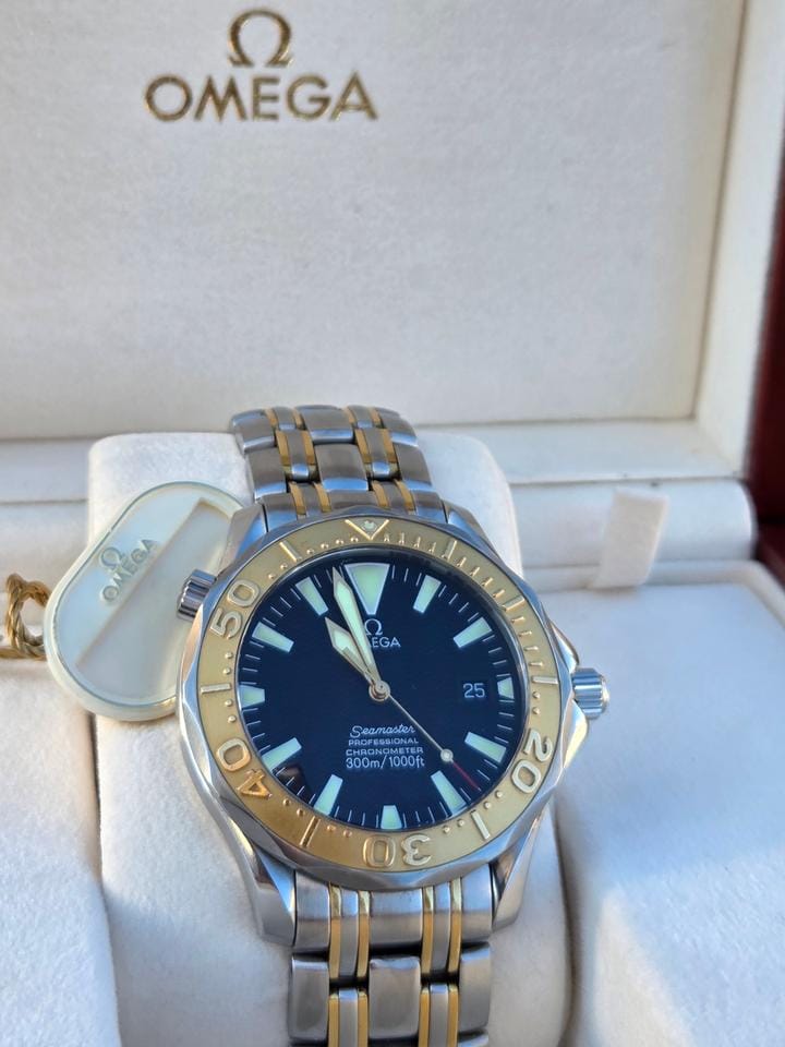 Omega Seamaster2455.50 Omega Seamaster 2455.50 Bicolor 18k Full Set Extremely rare!