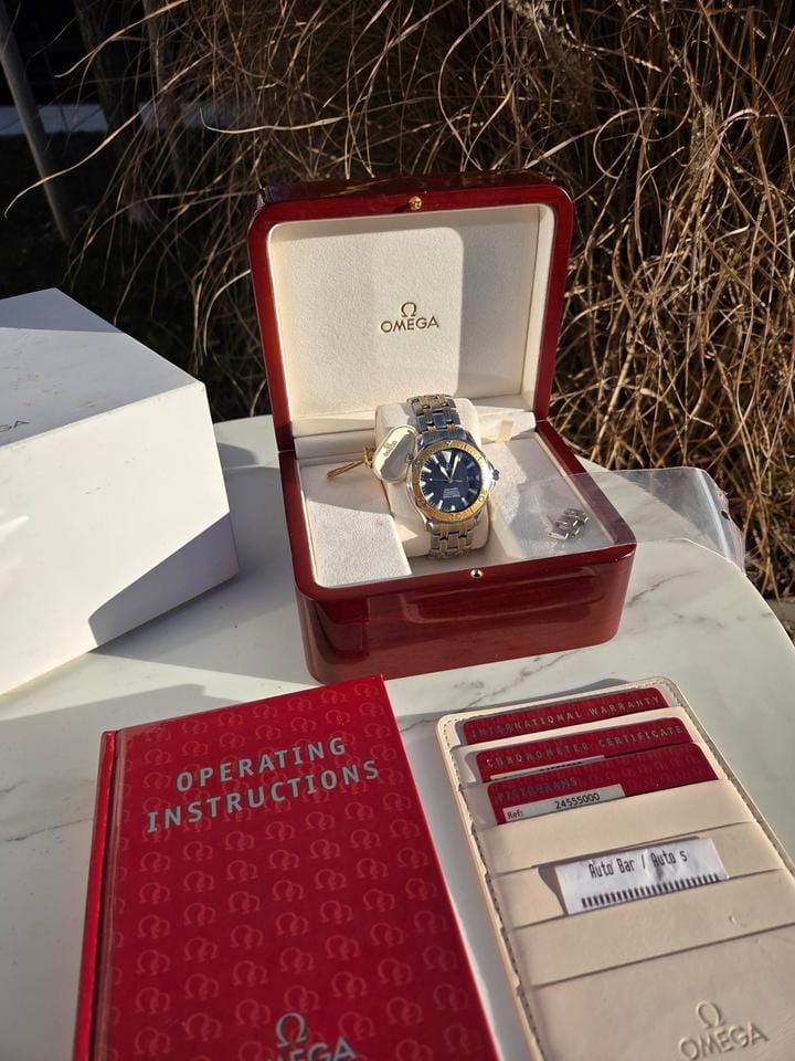 Omega Seamaster2455.50 Omega Seamaster 2455.50 Bicolor 18k Full Set Extremely rare!