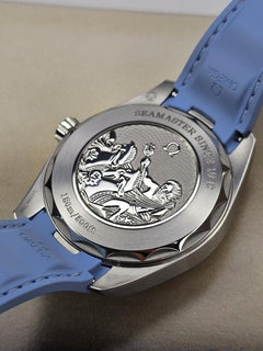 Omega Seamaster Aqua Terra Worldtimer150m Co-axial Master Chronometer GMT 43mm in Stainless Steel Summer Blue Full set