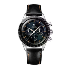 Omega Speedmaster First Omega In Space blk dial 39mm 310.32.40.50.06.001 steel on leather strap