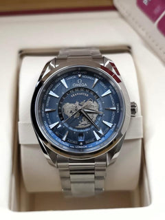 Omega Seamaster Aqua Terra Worldtimer150m Co-axial Master Chronometer Gmt Full Set! New Old Stock!