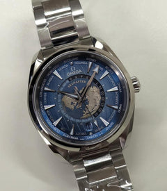 Omega Seamaster Aqua Terra Worldtimer150m Co-axial Master Chronometer Gmt Full Set! New Old Stock!