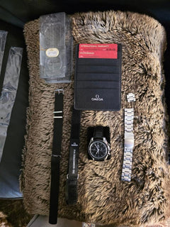 Omega Speedmaster Professional Moonwatch Fullset neu mit 4 ( Armbändern