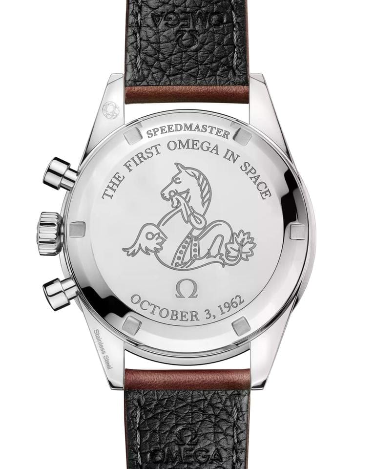 Omega Speedmaster Anniversary Series blk dial 39mm 310.32.40.50.06.002 Brown leather strap
