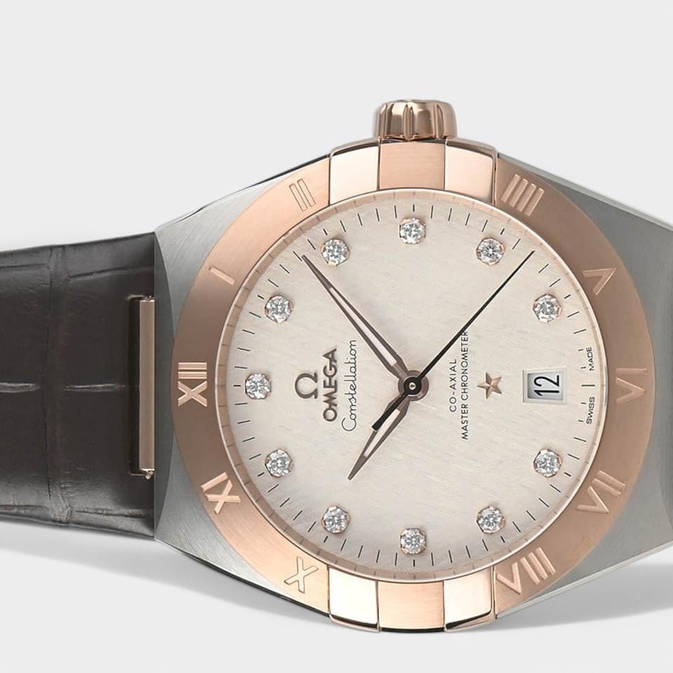Omega Constellation Master Chronometer Diamond / Steel&Gold / 39mm Box&Papers 131.23.39.20.52.001