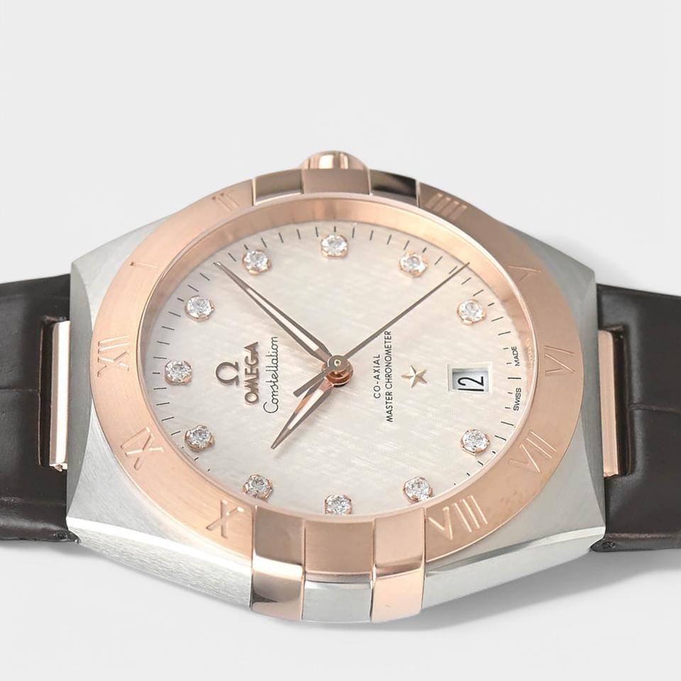 Omega Constellation Master Chronometer Diamond / Steel&Gold / 39mm Box&Papers 131.23.39.20.52.001