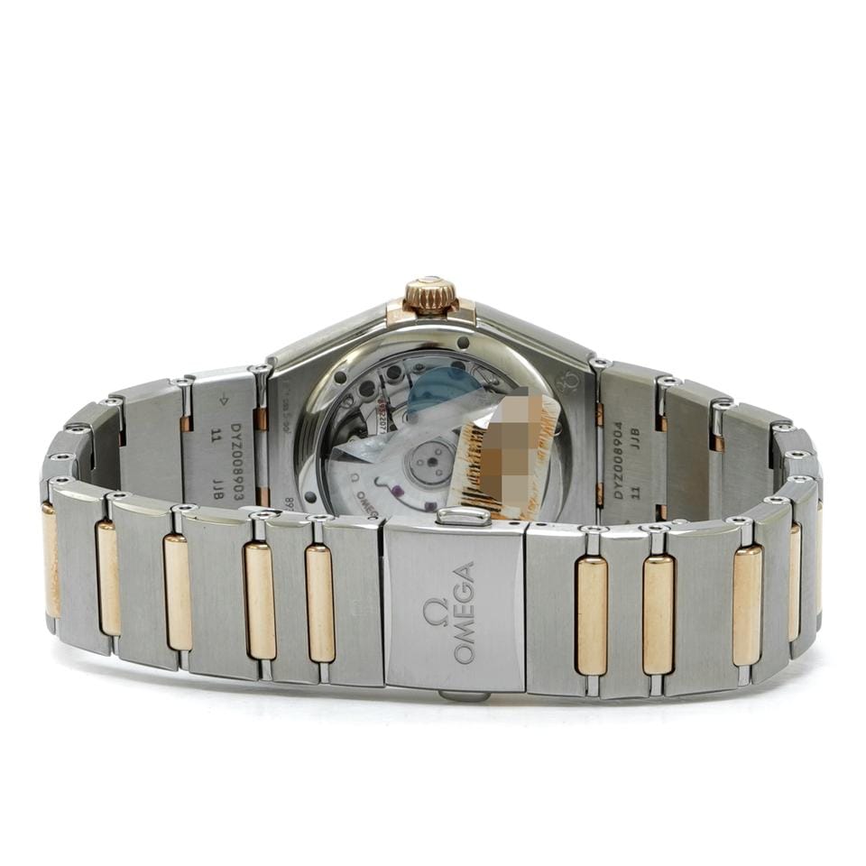 Omega Constellation29mm Steel & Sedna Gold Diamond Dial Unworn - Inventory 7426