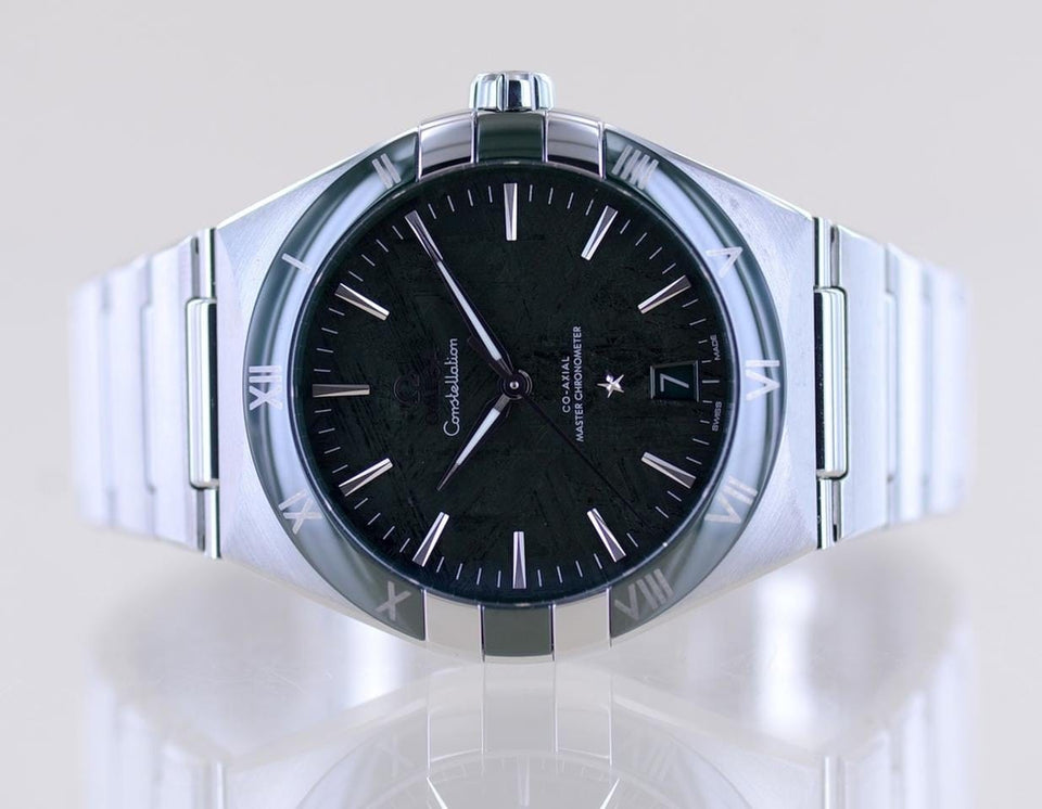 Omega Constellation41mm Green Meteroit Ceramic cal 8900 Master Chronometer B+P