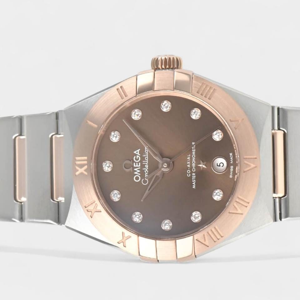 Omega Constellation Steel&Rose gold / 29 mm / Box&Papers / 131.20.29.20.63.001
