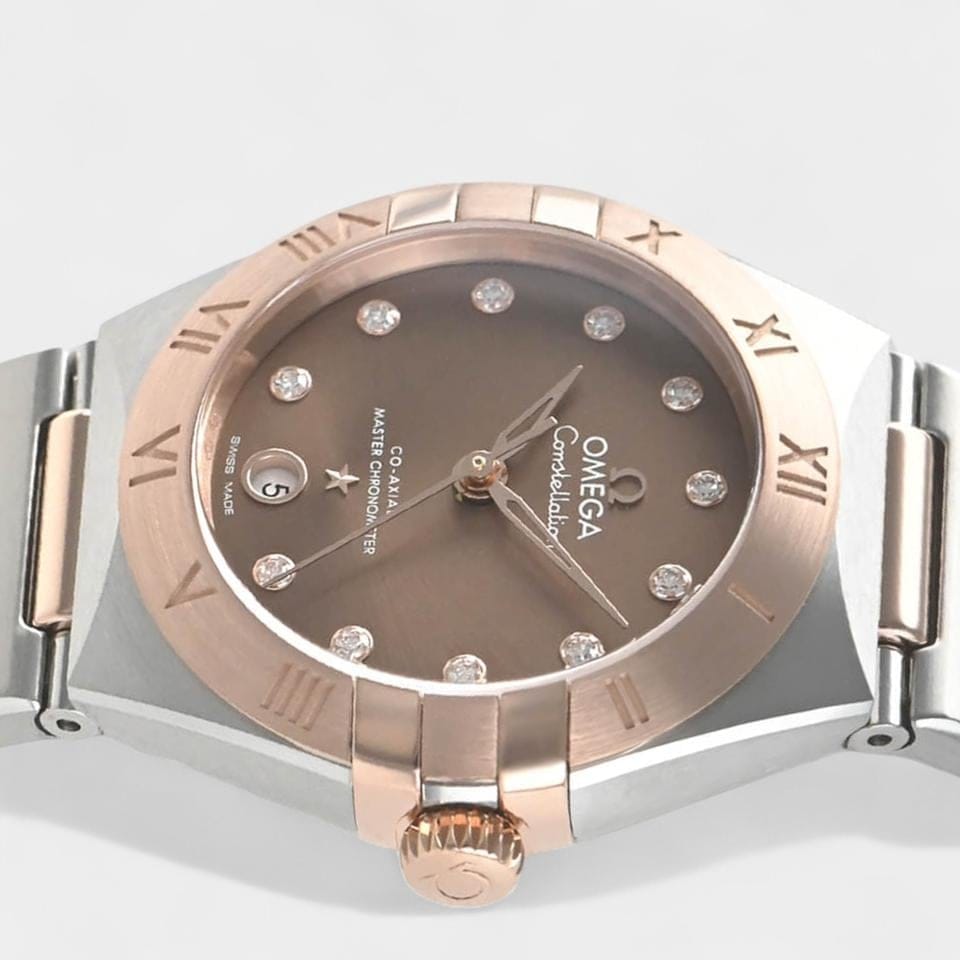 Omega Constellation Steel&Rose gold / 29 mm / Box&Papers / 131.20.29.20.63.001