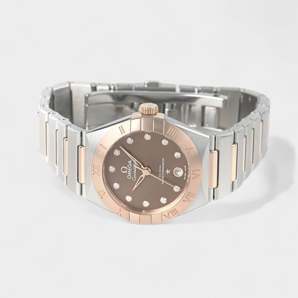 Omega Constellation Steel&Rose gold / 29 mm / Box&Papers / 131.20.29.20.63.001