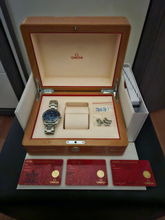 Omega Seamaster Planet Ocean600m Co-axial Master Summer Blue Full Set-2023-ungetragen-5 Jahre Garantie gemäß Omega