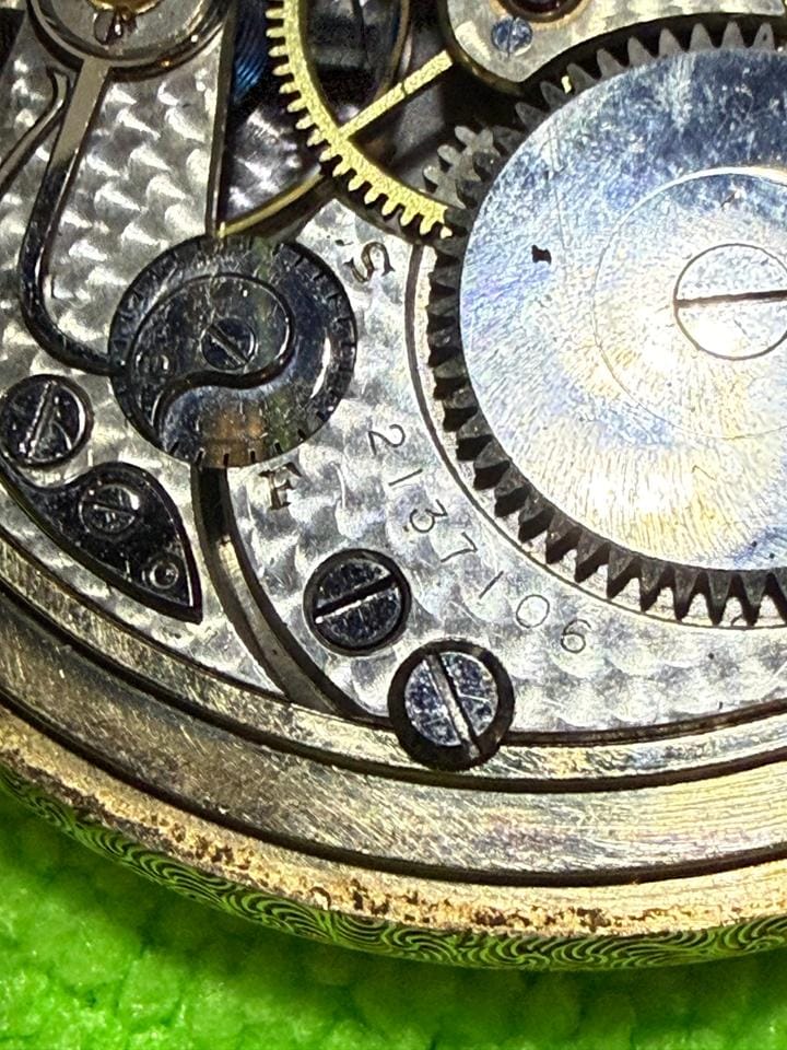 Omega Pocket Watch2137601 Stunning Mint Working 1902 Omega 14 K Solid Gold Pocket Watch