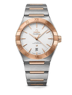 Omega Constellation NEW-STEEL/SEDNA GOLD - FULL SET 39mm - 131.20.39.20.02.001