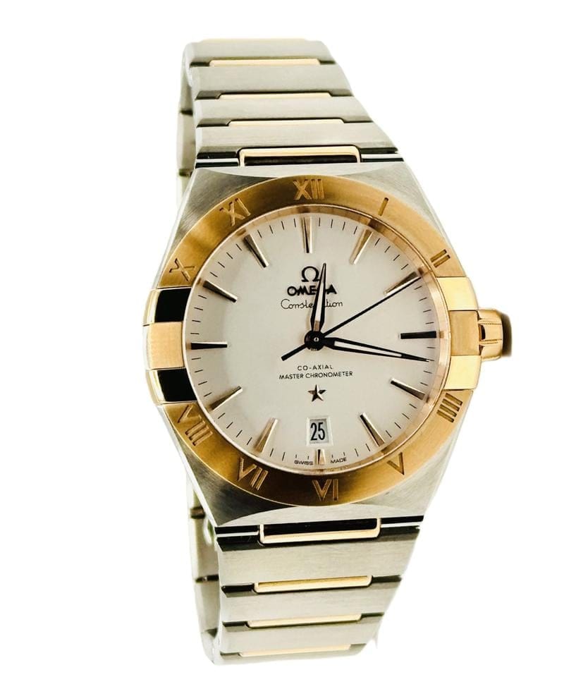 Omega Constellation NEW-STEEL/SEDNA GOLD - FULL SET 39mm - 131.20.39.20.02.001